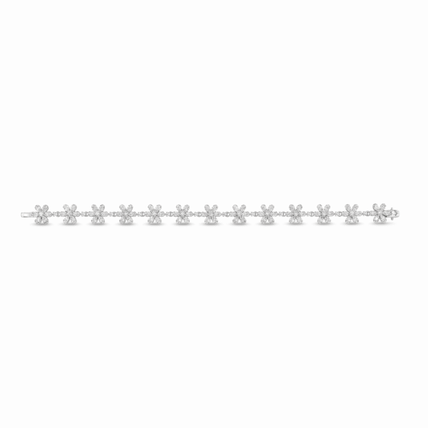Diamond Flower Bracelet