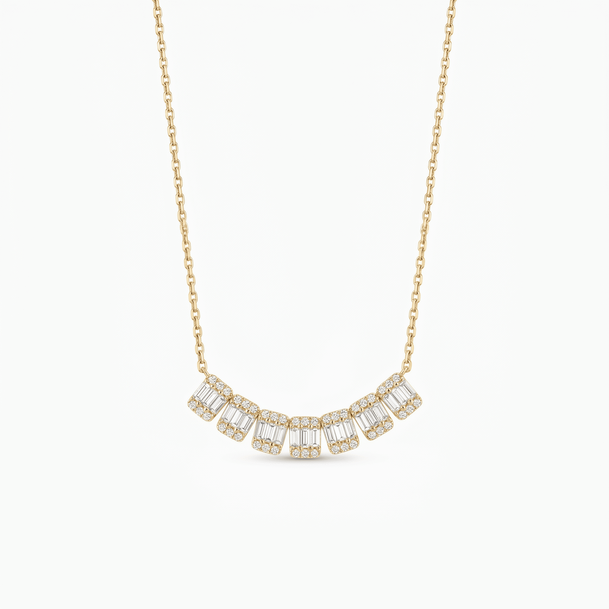 Curved Diamond Pendant - Image 2