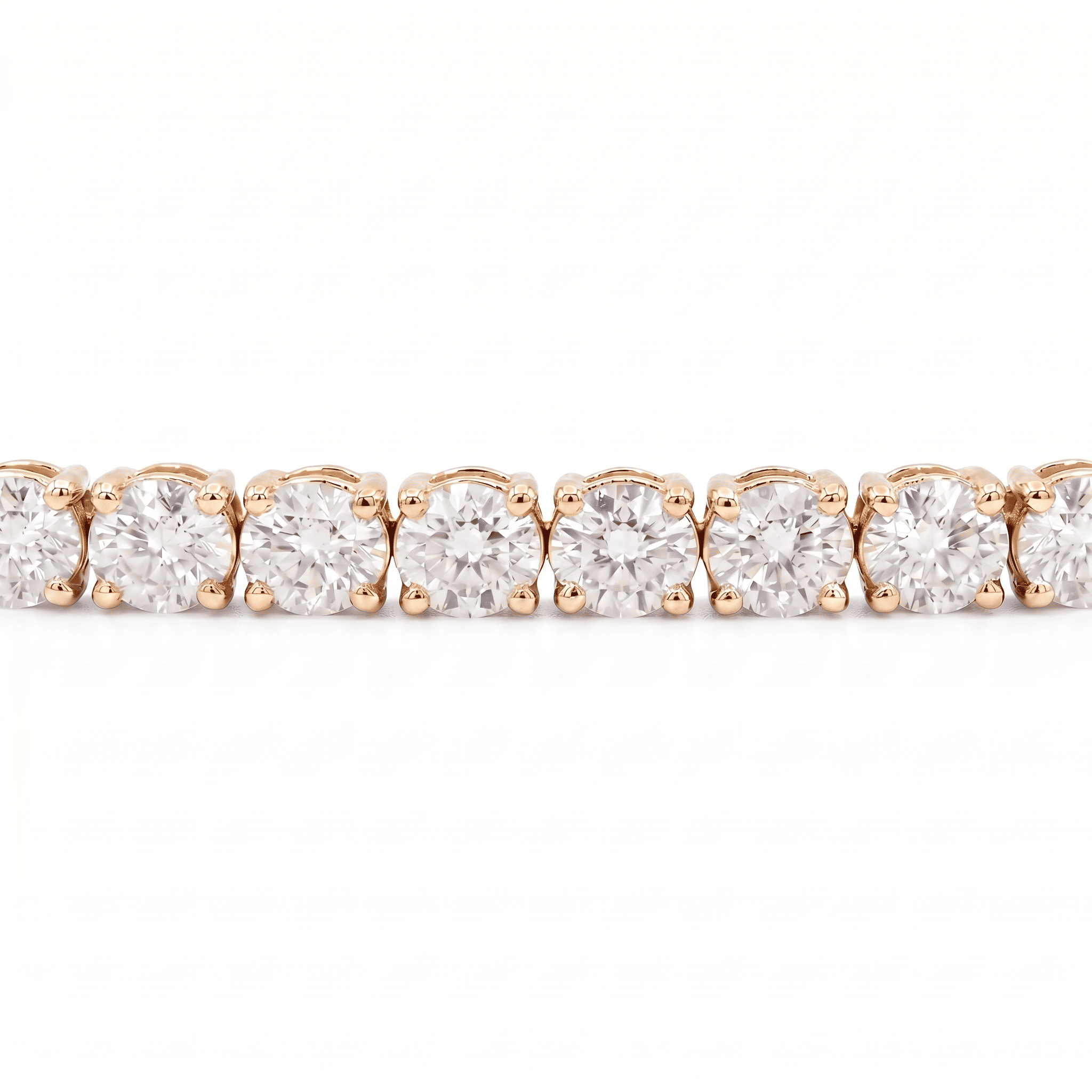 Diamond Tennis Bracelet 6.15 carats - Image 2
