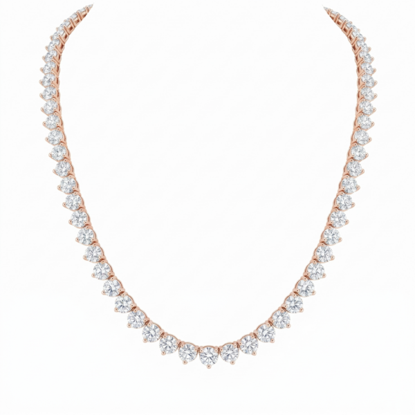 Tennis Necklace 41.34 carats