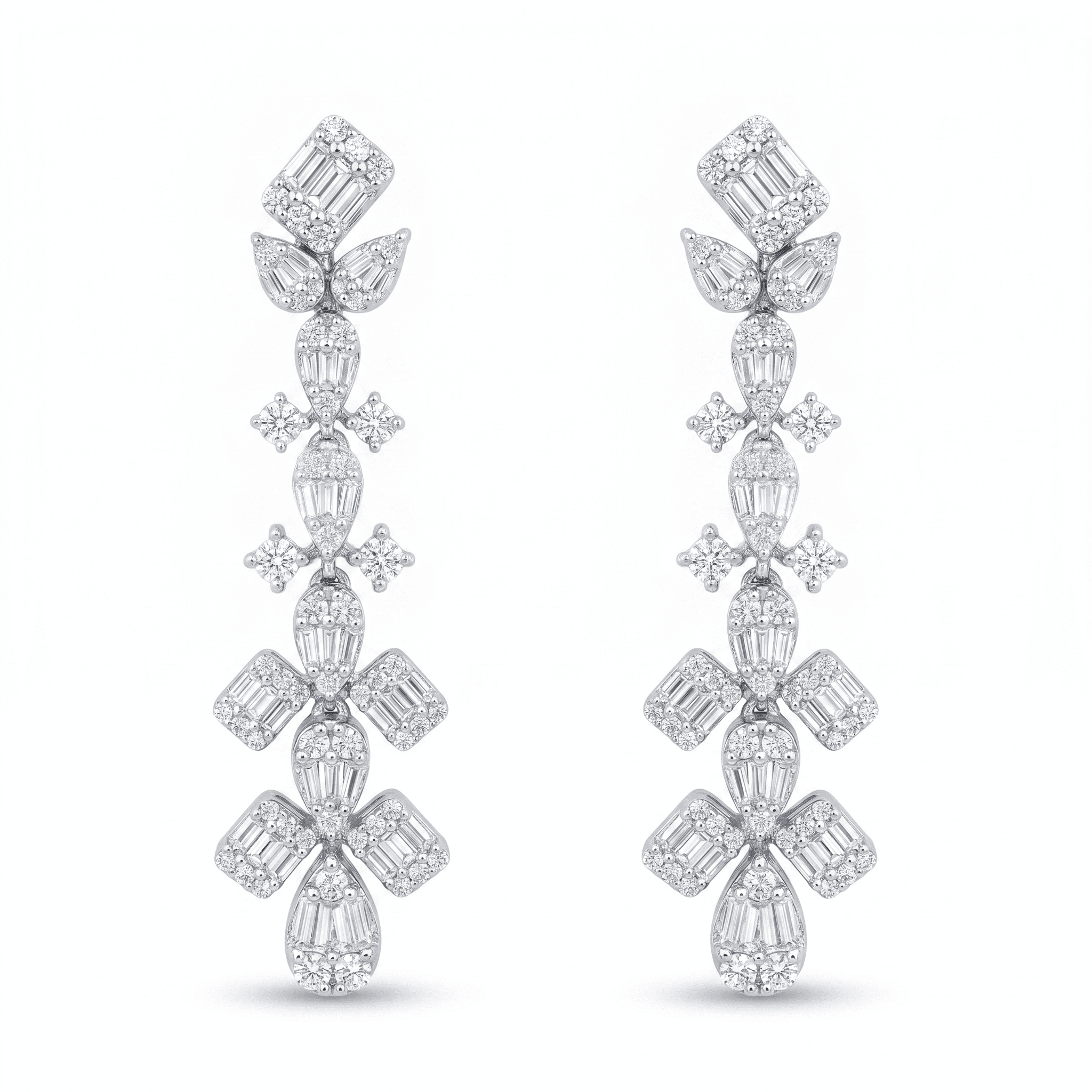Fancy Diamond Earrings - Image 2