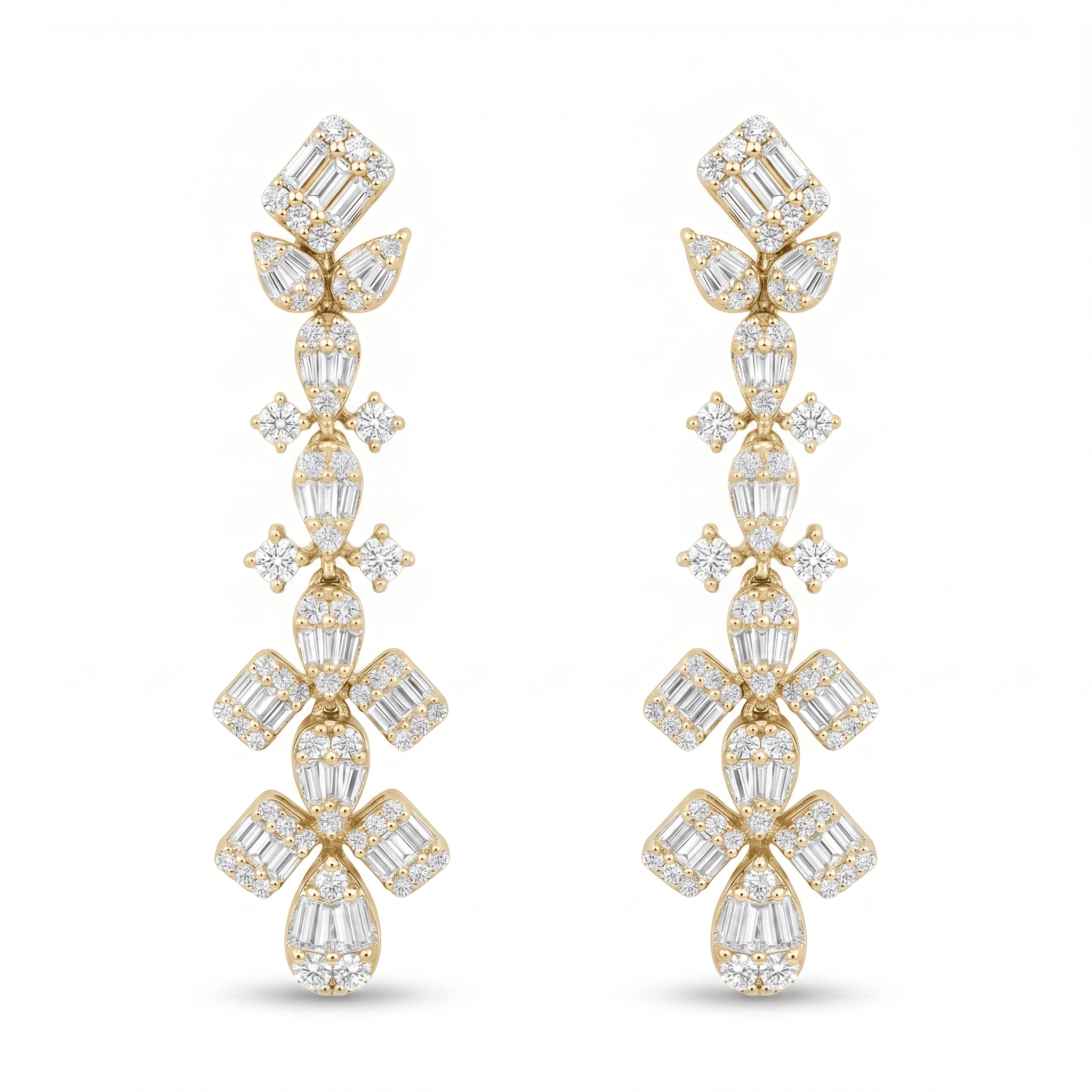 Fancy Diamond Earrings - Image 3
