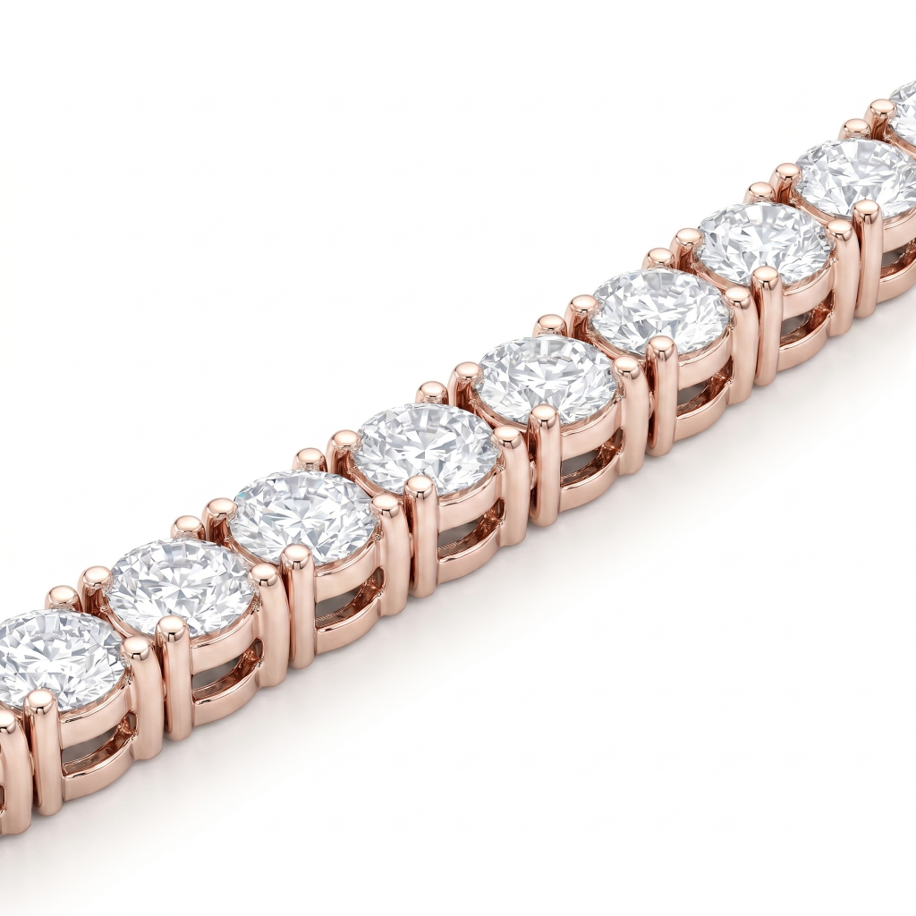 Diamond Tennis Necklace 52 carats - Image 5