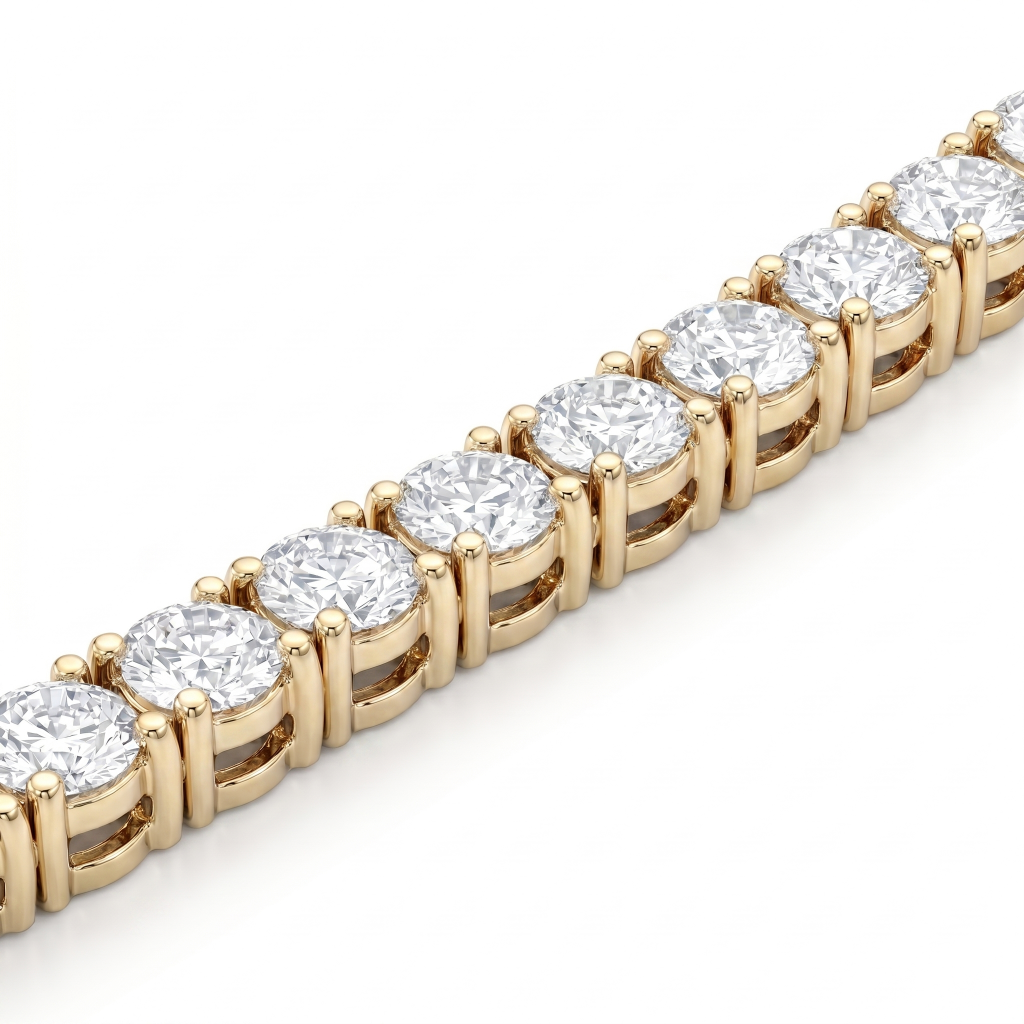 Diamond Tennis Necklace 52 carats - Image 4
