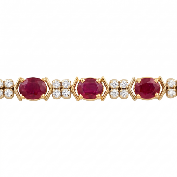 Ruby Diamond Bracelet