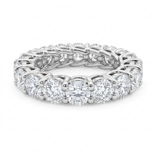Round Diamond Eternity Ring